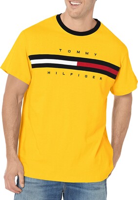 Tommy Hilfiger Men's Big & Tall Short Sleeve Logo T-Shirt - ShopStyle