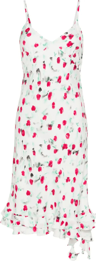Reverie-print midi dress