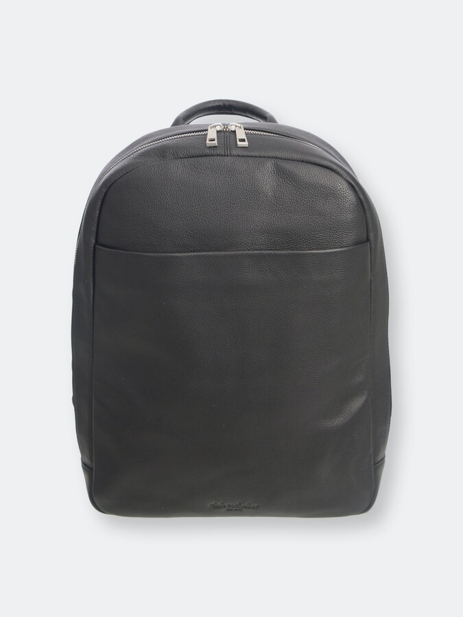 Club Rochelier Slim Leather Backpack With Hidden Front Pocket - ShopStyle