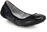 Thumbnail for your product : Cole Haan Avery Suede & Patent Leather Ballet Flats