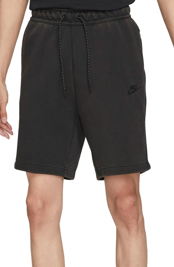 black nike tech shorts