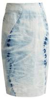 Thumbnail for your product : Preen Line Edith Tie Dye Pencil Skirt - Womens - Denim