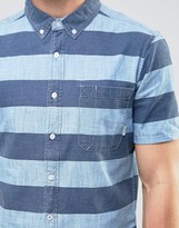 Thumbnail for your product : Element Short Sleeve Striped Shirt with Pocket