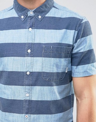 Element Short Sleeve Striped Shirt with Pocket