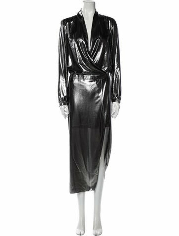 michelle mason silver dress