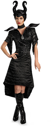 Disguise Black Maleficent Glam Gown Costume Set - Adult