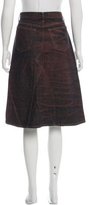 Thumbnail for your product : Just Cavalli Denim Knee-Length Skirt