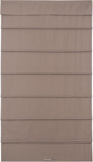 Home Basics Cotton Fabric Room Darkening Roman Shade