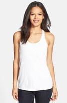 Thumbnail for your product : Eileen Fisher Long Scoop Neck Racerback Long Tank
