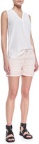 Thumbnail for your product : Vince Sleeveless Silk V-Neck Blouse