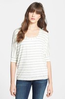Thumbnail for your product : Olivia Moon Stripe Dolman Sleeve Sweater