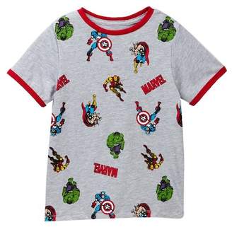 Mighty Fine Marvel Icon Toss Tee (Toddler & Little Boys)