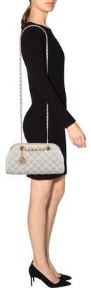 Chopard Quilted Leather Chain-Link Strap Shoulder Bag