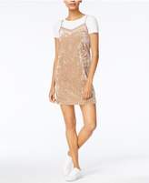Thumbnail for your product : Kensie Velvet Layered-Look Slip Dress