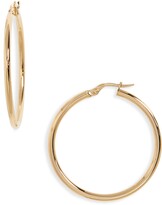 Thumbnail for your product : Roberto Coin 35mm Gold Hoop Earrings