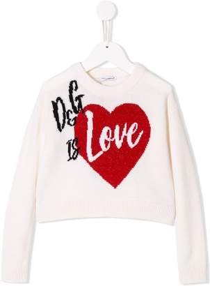 Dolce & Gabbana Kids Is Love jumper