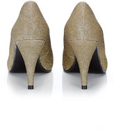 Thumbnail for your product : Wallis Gold Mid Heel Court Shoe