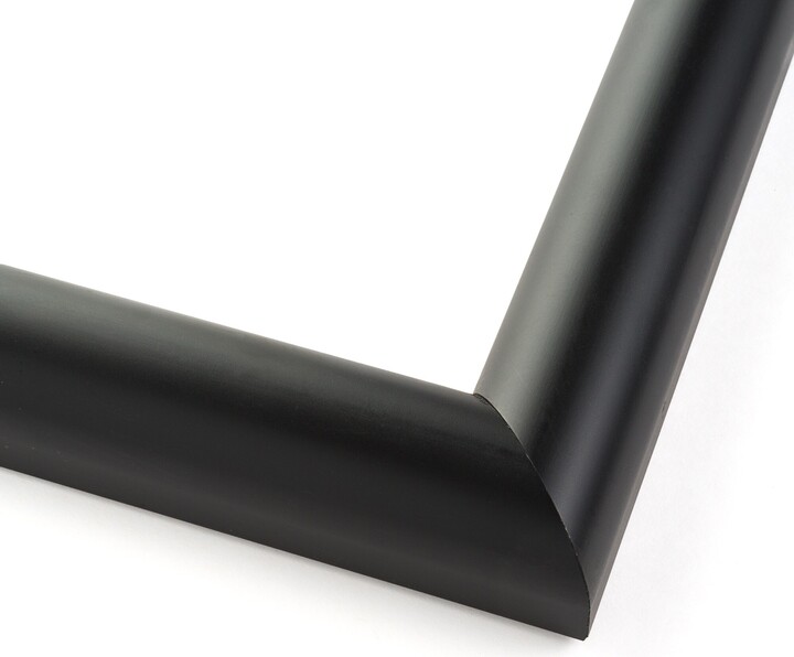 The Frame Shack 5x25 - 5 x 25 Rounded Black Solid Wood Frame with UV ...