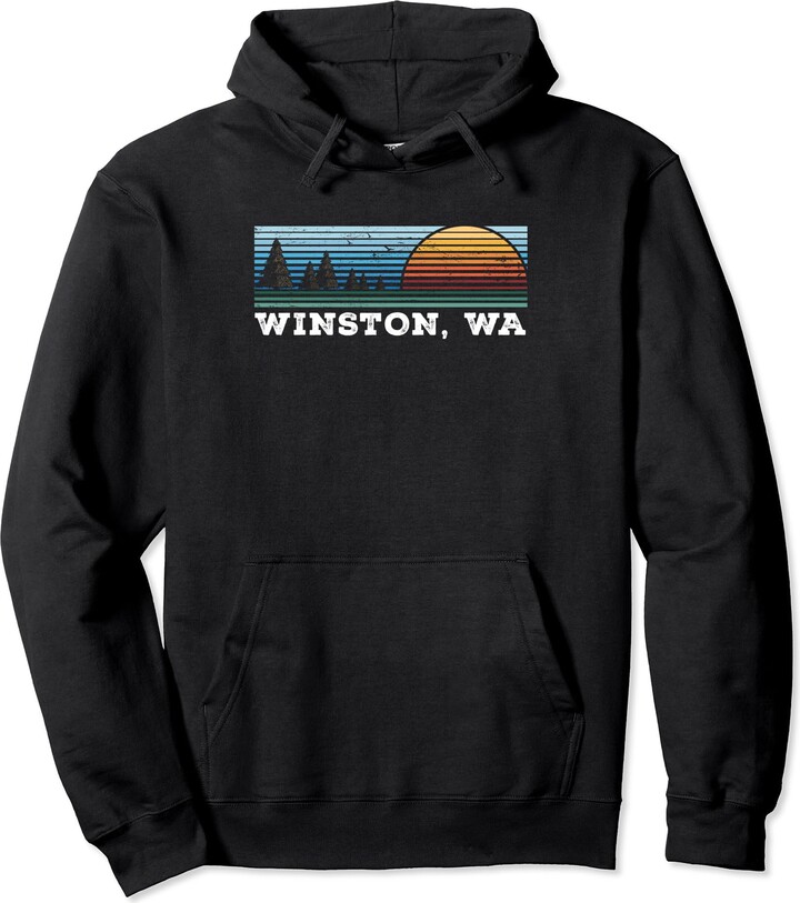 Vintage Sunset Winston, WA Souvenir Retro Sunset Stripes Winston ShopStyle Tshirts