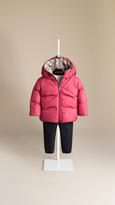 Thumbnail for your product : Burberry Check-Lined Puffer Jacket