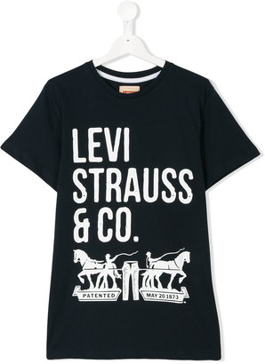 Levi's Kids logo print T-shirt