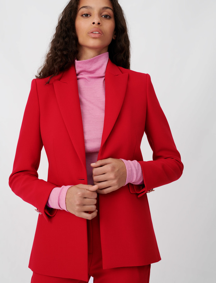 maje red coat