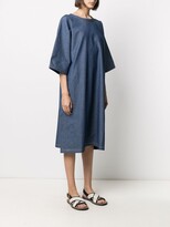 Thumbnail for your product : Sofie D'hoore Short-Sleeve Oversized Denim Dress
