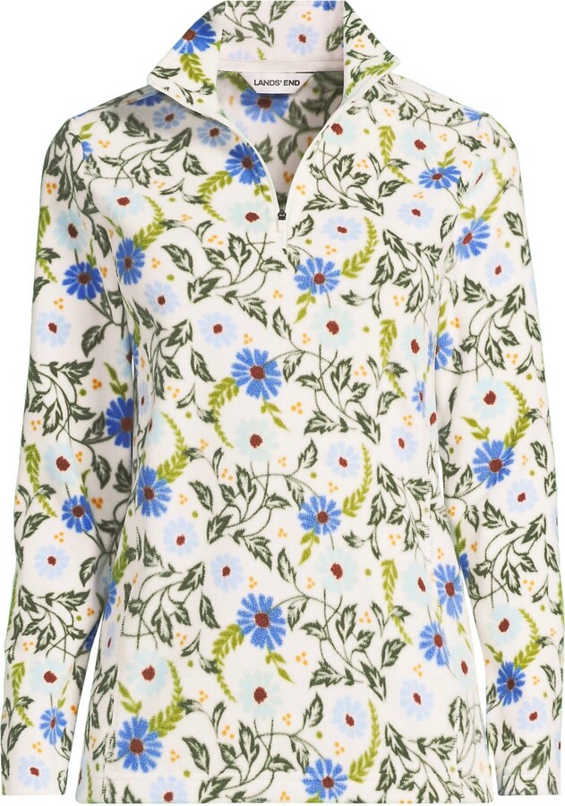 Lands' End Women's Anyweather Fleece Quarter Zip Pullover.