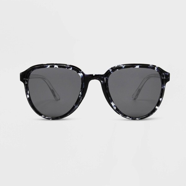Universal Thread Women' Shiny Platic Round Sunglae - Univeral Thread™ Gray  - ShopStyle Sunglasses
