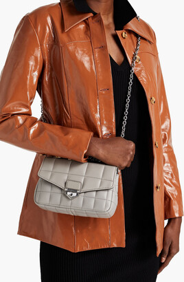 Michael Kors Soho Large Quilted Leather Shoulder Bag In Orange | ModeSens
