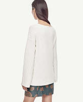 Thumbnail for your product : Ann Taylor Petite Stitched Bell Sleeve Sweater