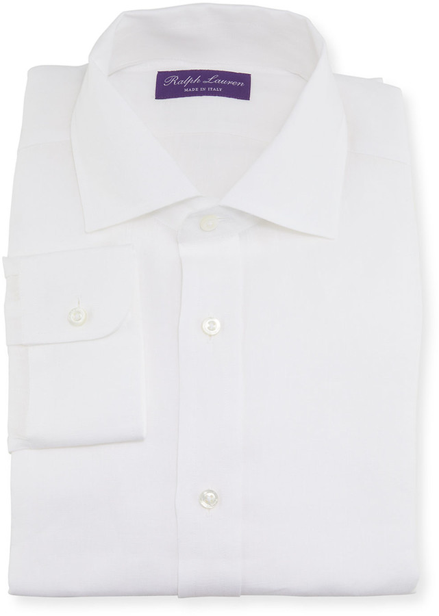 purple and white dress shirt
