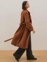 Thumbnail for your product : Nonlocal Belted Ballon Coat Brown