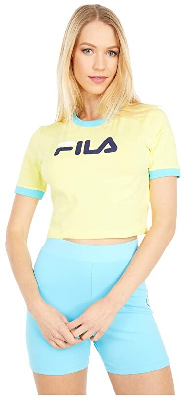 yellow women fila