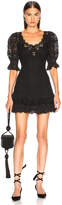Thumbnail for your product : Jonathan Simkhai Crochet Lace Mini Dress in Black | FWRD