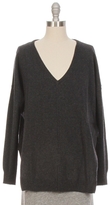 Thumbnail for your product : Autumn Cashmere Hi Low Slashed Sweater
