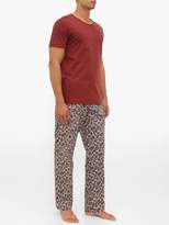 Thumbnail for your product : Zimmerli Light Magic Floral-print Pyjama Trousers - Mens - Brown Multi