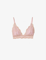 Thumbnail for your product : Dora Larsen Nora floral lace triangle bra
