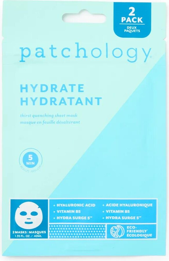 Patchology Hydrate Face Mask 2 Pack