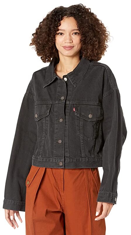 Levi's(r) Womens Cropped Loose Trucker - ShopStyle Jackets