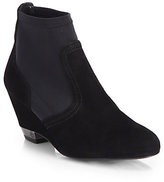 Thumbnail for your product : Tory Burch Brenda Suede & Lycra Wedge Ankle Boots