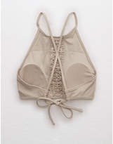 Thumbnail for your product : aerie Macrame High Neck Bikini Top