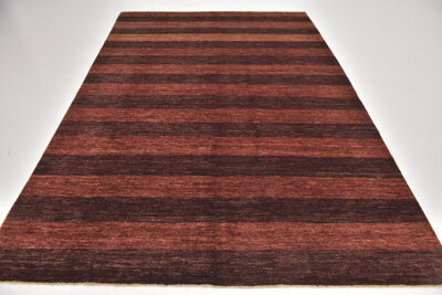 Isabelline One-of-a-Kind Didcot Hand-Knotted Brown 6'8\