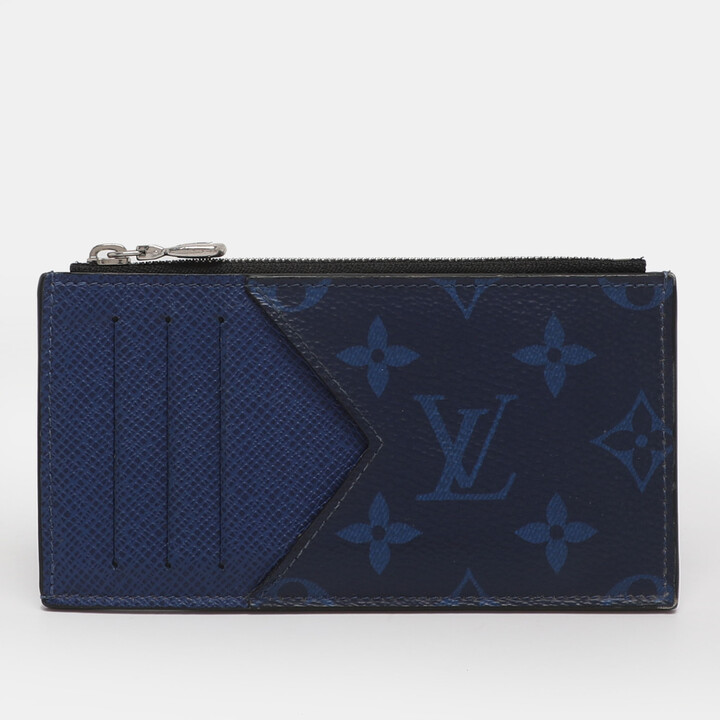 Louis Vuitton Monogram Cobalt Coin Card Holder