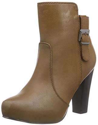 Buffalo David Bitton Women’s Y428D-417 P2075C Leather PU Cold Lined Classic Boots Half Length Brown Size:
