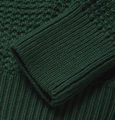 Thumbnail for your product : Ami Waffle-Knit Cotton Sweater