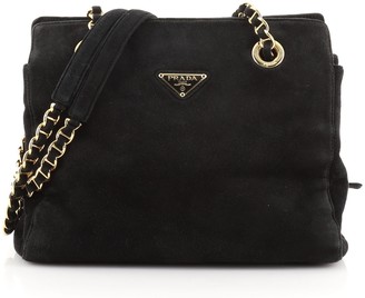 Prada Suede Handbag | Shop the world's 