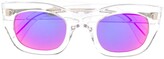 Thumbnail for your product : Cutler & Gross Mirrored Square Frame Sunglasses
