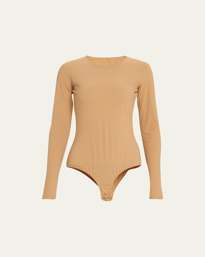 MM6 MAISON MARGIELA Long-Sleeve Knit Bodysuit