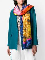 Thumbnail for your product : Pierre Louis Mascia Pierre-Louis Mascia floral print panelled scarf